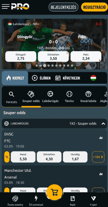 Regisztráció és a sportfogadó jellemzői Magyarország sportkedvelői számára